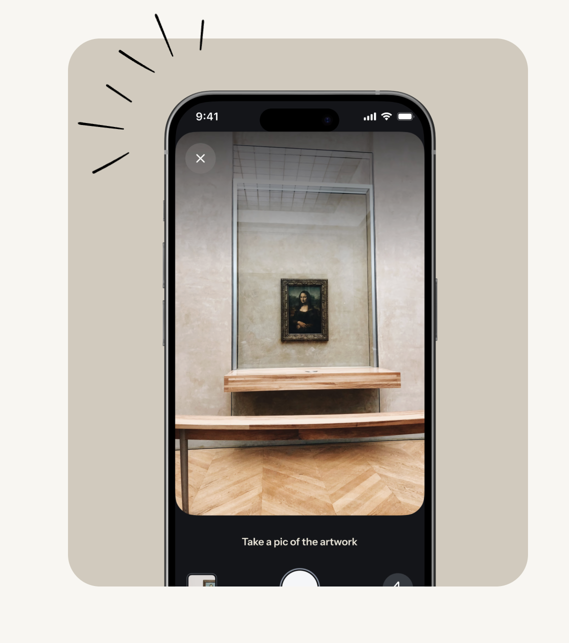 Dante app camera scanning artwork